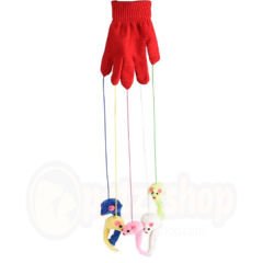 Flamingo Fareli Kedi Eldiven Oyuncagı
