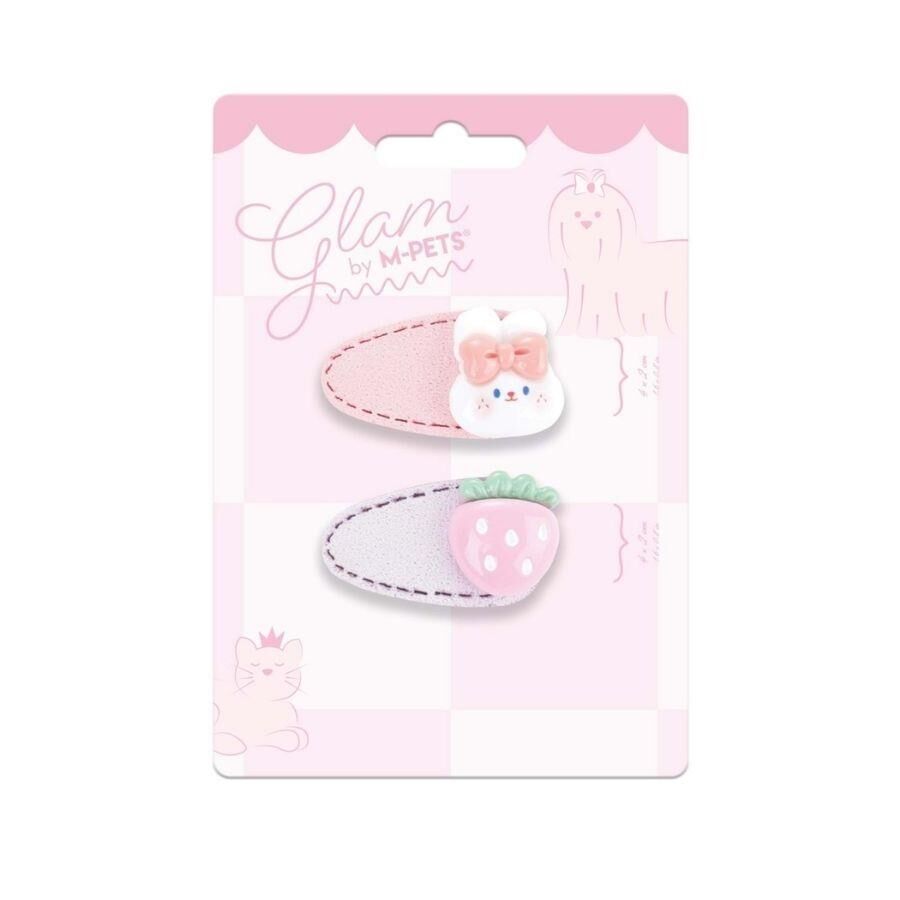 M-Pets Glam Figürlü Kedi ve Köpekler İçin Aksesuar Toka Pembe
