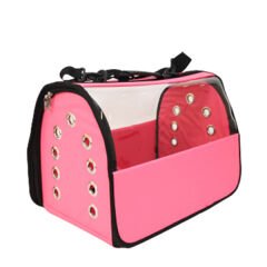 Petpretty Flybag Şeffaf Taşıma Çantası Pembe 30x30x49 Cm