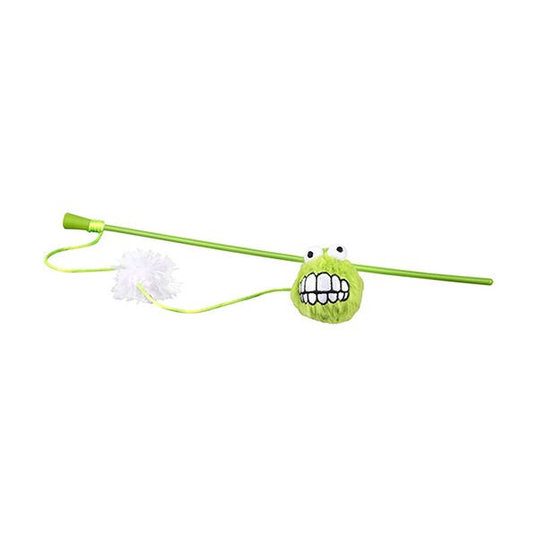 Rogz Catnip Toyz Fluffy Magic Stick Peluş Kedi Olta Oyuncağı Yeşil 46 Cm