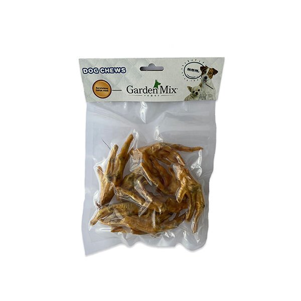 Garden Mix Tavuk Ayağı Kurutulmuş Köpek Ödülü 100 Gr