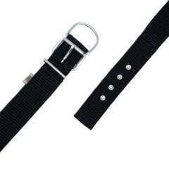 Doggie Elit Dokuma Köpek Boyun Tasması Small Siyah 5x50-60 Cm