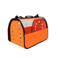 Petpretty Flybag Şeffaf Taşıma Çantası Turuncu 30x30x49 Cm