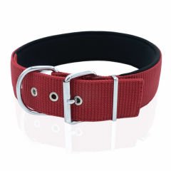 Doggie Elit Dokuma Köpek Boyun Tasması Small Kırmızı 5x50-60 Cm