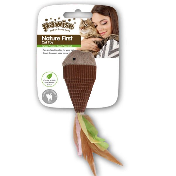 Pawise Nature First Balık Kedi Oyuncağı Renkli