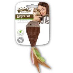 Pawise Nature First Balık Kedi Oyuncağı Renkli