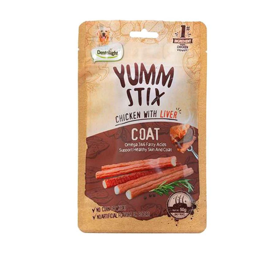 Dentalight Yumm Stick Tavuk ve Ciğerli Köpek Ödül Çubuğu 50 Gr