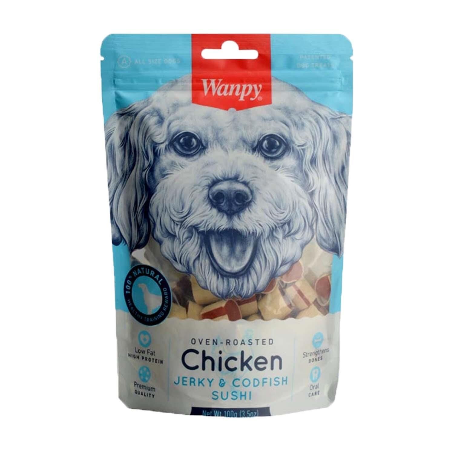 Wanpy Tavuklu ve Morina Balıklı Köpek Ödülü 100 gr