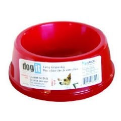 Hagen Dogit Kedi ve Köpek Mama ve Su Kabı Kırmızı 350 Ml