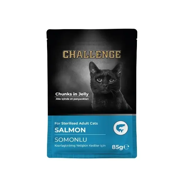 Challenge Somunlu Pouch Yetişkin Konserve Kedi Maması 1 Adet 85 Gr