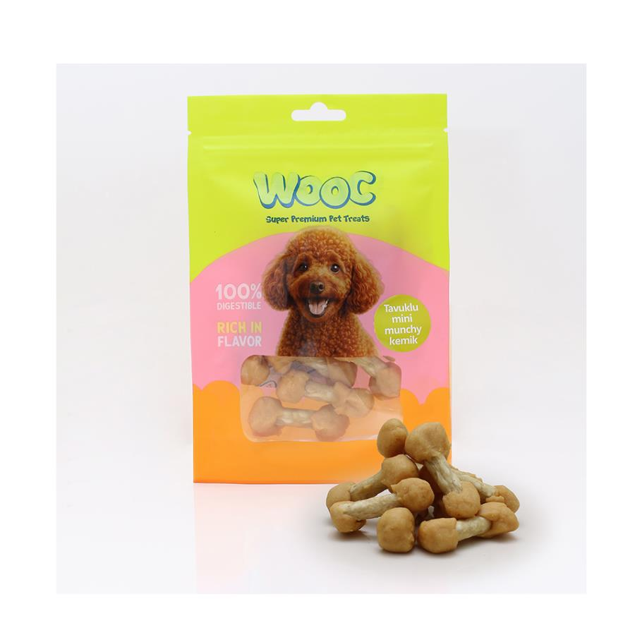 Wooc Tavuk Mini Munchy Kemik Köpek Ödülü 75 Gr