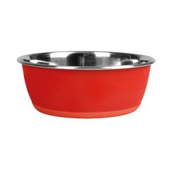 Flamingo Writable Kedi ve Köpek Mama Kabı Kırmızı 350 Ml