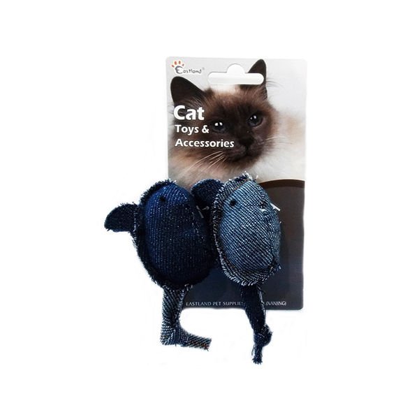 Eastland Peluş Fare Catnipli Kedi Oyuncağı 2 Adet 10.5 Cm