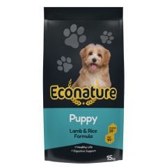 Econature Kuzu Etli Yavru Köpek Maması 15 Kg