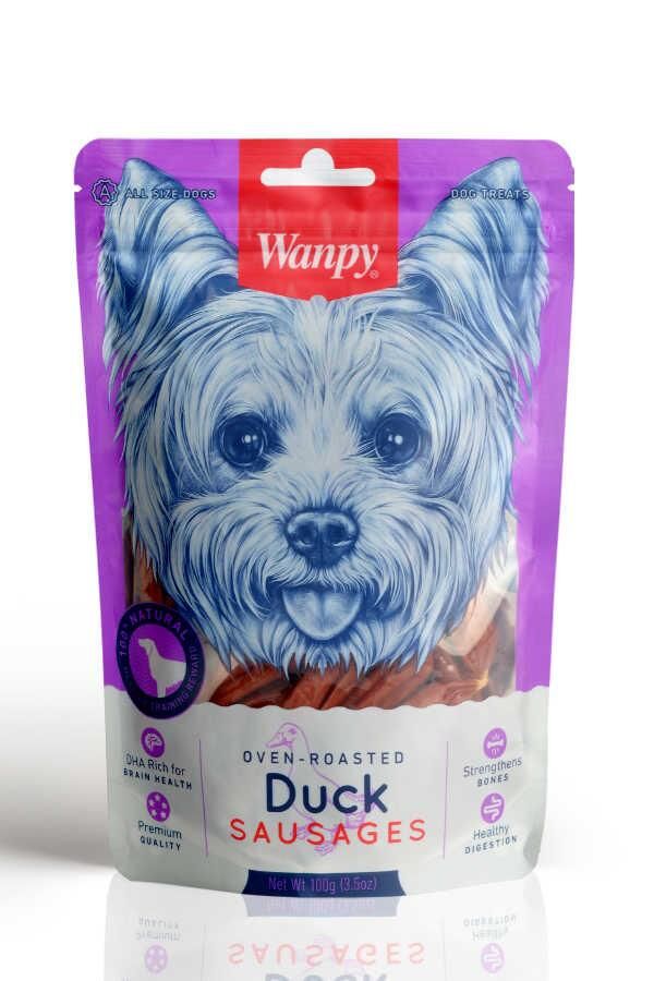 Wanpy Sosis Ördek Etli Köpek Ödülü 100 gr