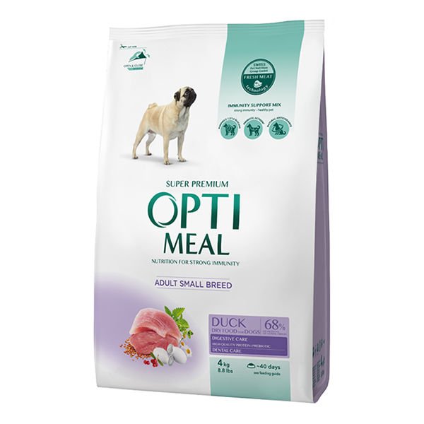 Optimeal Small Breed Ördekli Küçük Irk Yetişkin Köpek Maması 4 Kg