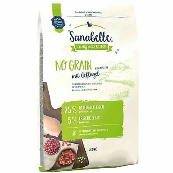 Sanabelle No Grain Kümes Hayvanlı Tahılsız Yetişkin Kedi Maması 10 Kg