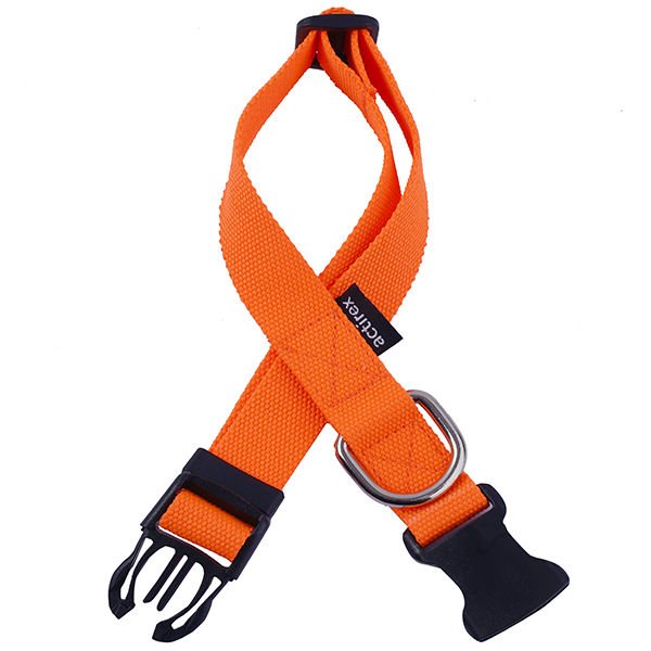 Actirex Neon Ayarlı Köpek Göğüs Tasması Turuncu Small 1.5x35-50 Cm