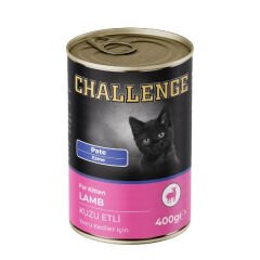 Challenge Pate Kuzu Etli Yavru Konserve Kedi Maması 400 Gr