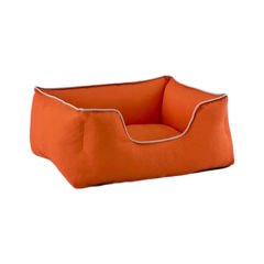 Pet Comfort Alpha Outdoor Biye Kedi ve Köpek Yatağı Beyaz/Turuncu Small 60x50 Cm