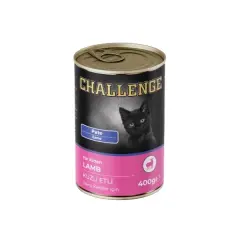 Challenge Pate Kuzu Etli Yavru Konserve Kedi Maması 1 Adet 400 Gr