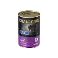 Challenge Pate Kuzu Etli Yavru Konserve Köpek Maması 1 Adet 400 Gr