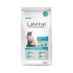 Lavital Sensitive Somonlu Yetişkin Kedi Maması 1.5 Kg