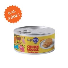 Supreme Cat Püre Tavuklu Yetişkin Konserve Kedi Maması 510 Gr 6 Al 5 Öde