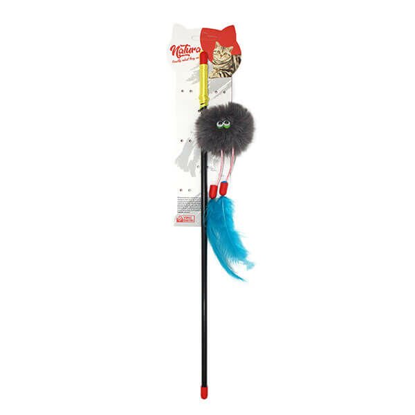 Natura Peluş Canavar Kedi Olta Oyuncağı 45 cm