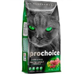 Pro Choice Pro 36 Lamb&Rice Kuzu Etli Yetişkin Kedi Maması 15 Kg