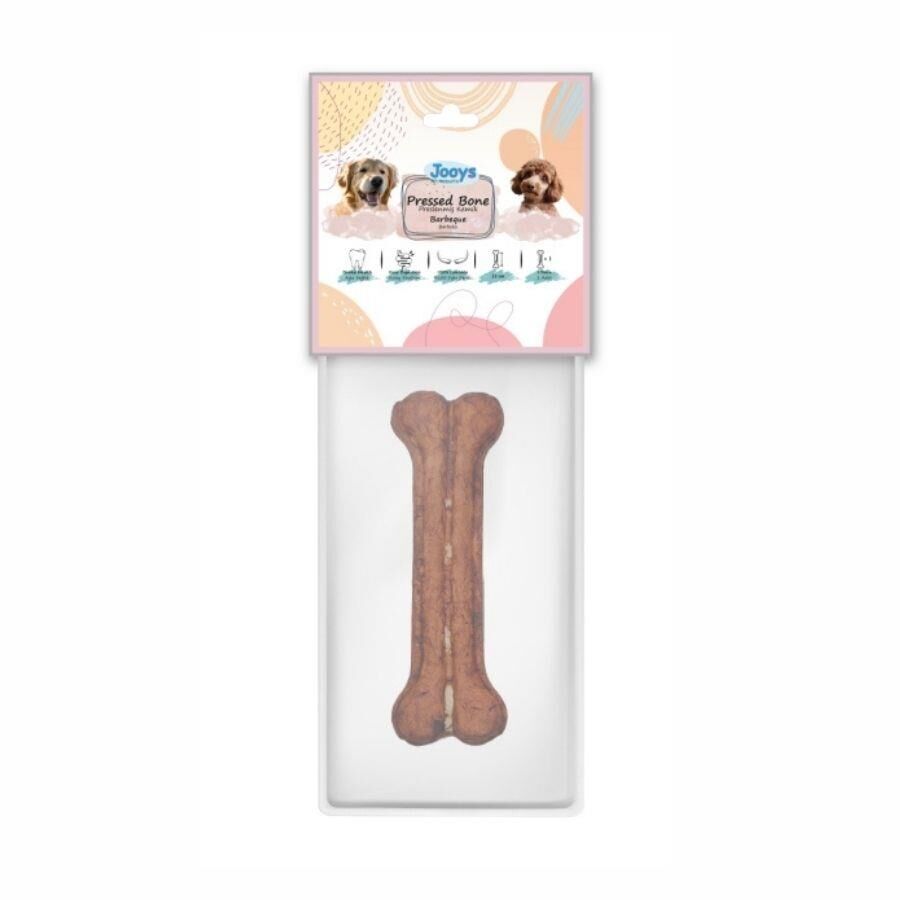 Jooys Barbekü Soslu Pres Köpek Ödül Kemiği 22 cm