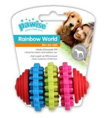Pawise Rainbow World Dişli Termoplastik Köpek Oyuncağı 8 Cm