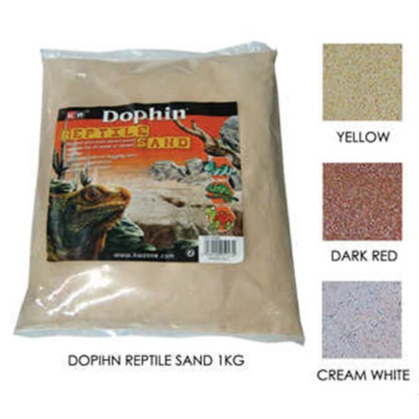 Dophin Sürüngenler İçin Kum Beyaz 1 Kg