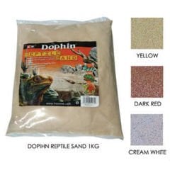 Dophin Sürüngenler İçin Kum Beyaz 1 Kg