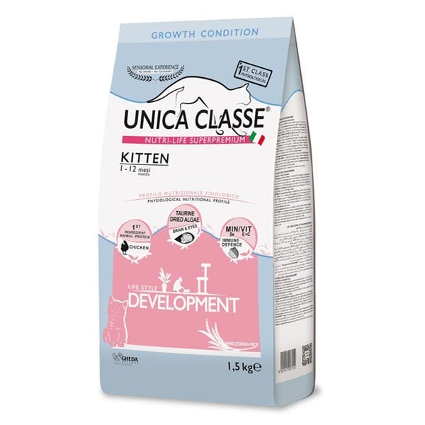 Unica Classe Kitten Development Tavuklu Yavru Kedi Maması 1.5 Kg