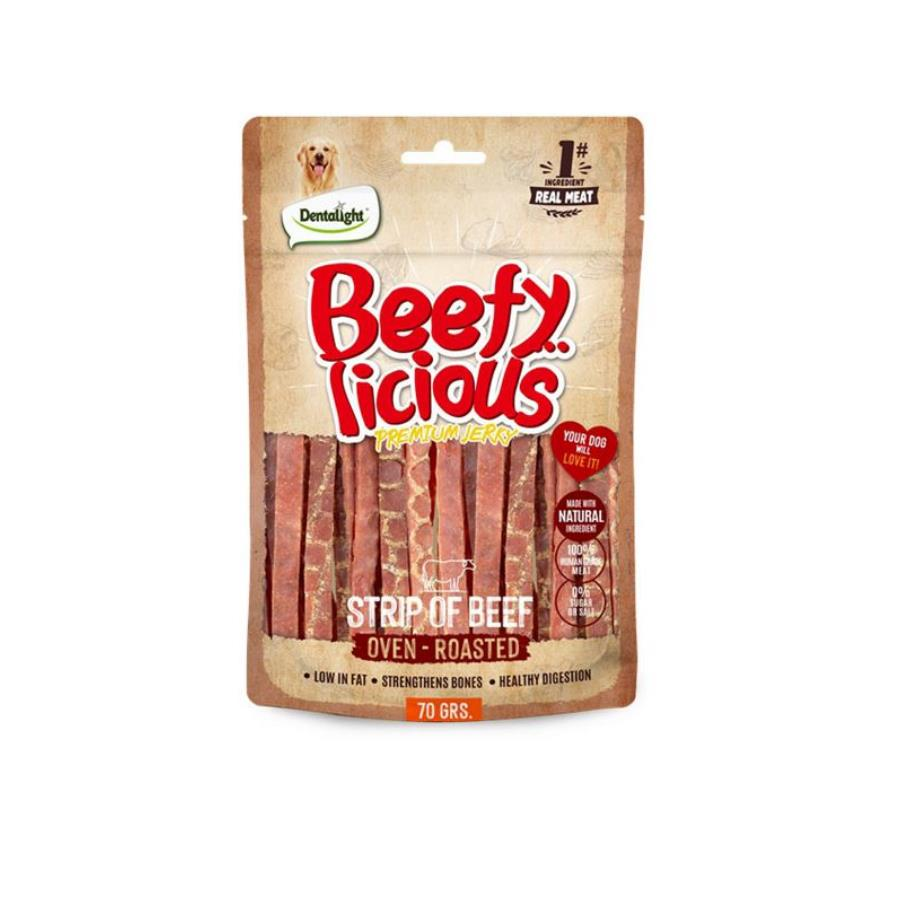 Dentalight Beefy Strip Sığır Etli Köpek Ödül Şeridi 70 Gr