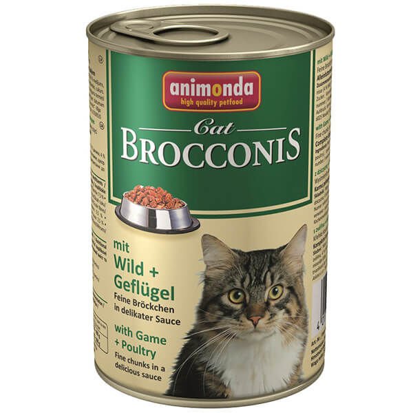 Animonda Brocconis Av Hayvanı ve Tavuklu Kedi Konservesi 400 gr