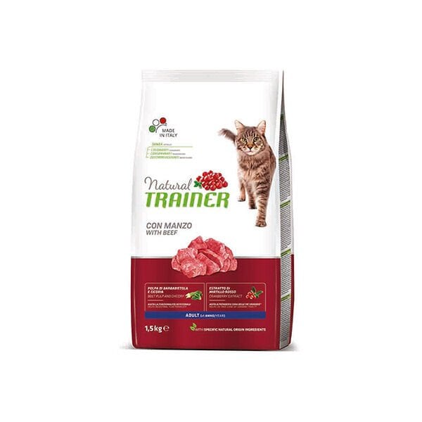 Natural Trainer Adult Beef Sığır Etli Yetişkin Kedi Maması 1.5 Kg