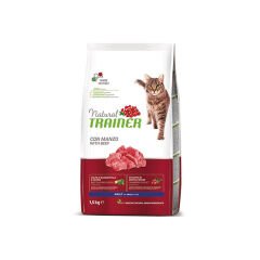 Natural Trainer Adult Beef Sığır Etli Yetişkin Kedi Maması 1.5 Kg