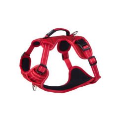 Rogz Utility Explore Tuig Dolgulu Köpek Göğüs Tasması Kırmızı Medium 2x45-70 Cm