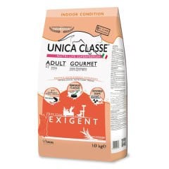 Unica Classe Adult Gourmet Exigent Somonlu Renkli Taneli Yetişkin Kedi Maması 10 Kg
