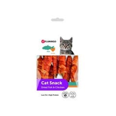 Flamingo Hapki Kurutulmuş Balık ve Tavuklu Kedi Ödül Maması 50 Gr