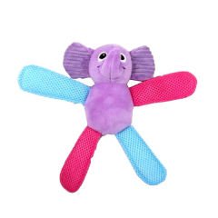 Pawise Vivid Life Fetch İt Elephant Köpek Oyuncağı Renkli