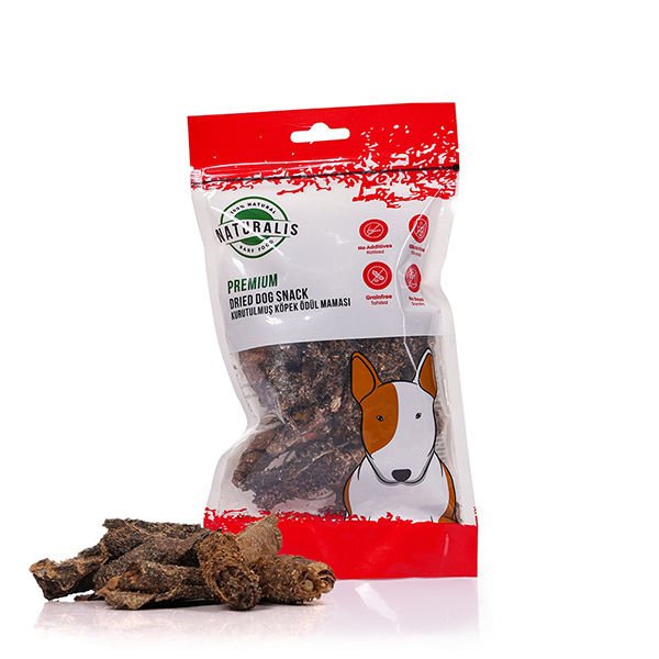 Naturalis Kurutulmuş Kuzu İşkembe Köpek Ödül Maması 100 Gr