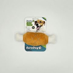 Euro Dog Etli Kemik Şekilli Peluş Köpek Oyuncağı 19x6 Cm