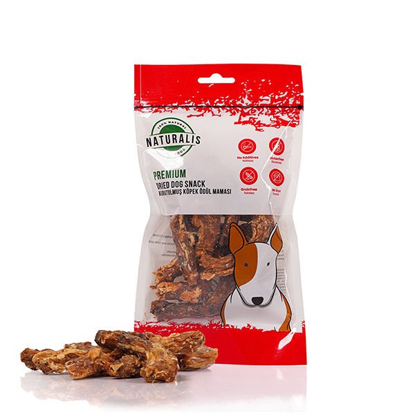 Naturalis Kurutulmuş Tavuk Boynu Köpek Ödül Maması 100 Gr