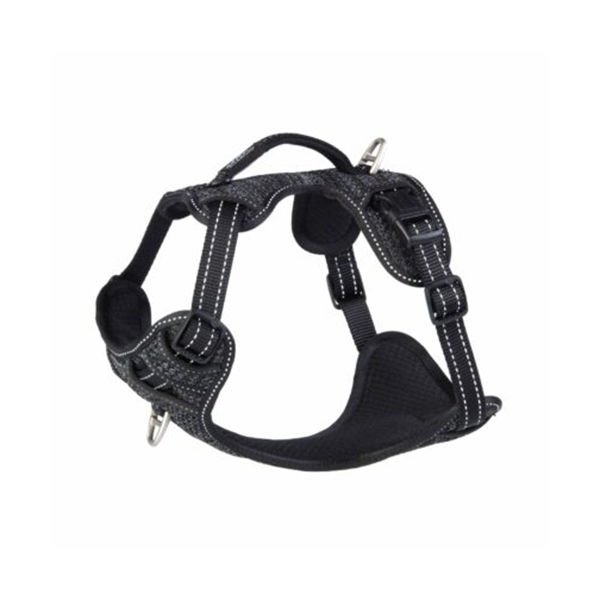 Rogz Utility Explore Tuig Dolgulu Köpek Göğüs Tasması Siyah Medium 2x45-70 Cm