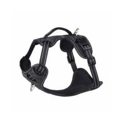 Rogz Utility Explore Tuig Dolgulu Köpek Göğüs Tasması Siyah Medium 2x45-70 Cm