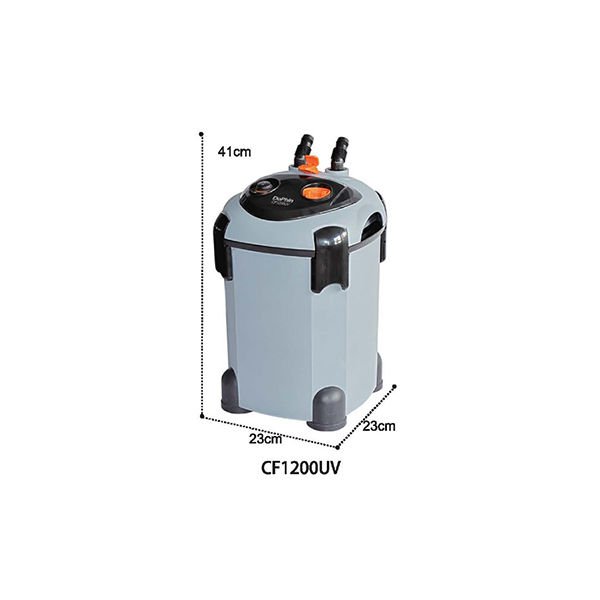 Dophin Akvaryum Dış Filtre Cf 1200U 1200 L/h 23x23x41 Cm