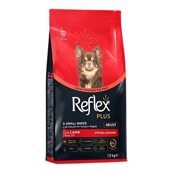 Reflex Plus Kuzu Etli Mini ve Küçük Irk Yetişkin Köpek Maması 1.5 Kg